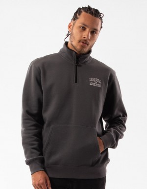 Top Russell Athletic Arch 1/4 Zip Barbati Gri Inchis | 52016-OQNT