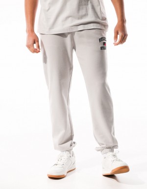 Track pants Russell Athletic Arch Logo Stripe Barbati Albi | 90256-UMTJ