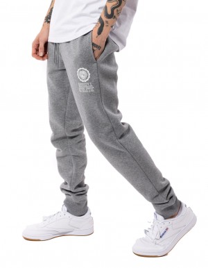 Track pants Russell Athletic Collegiate Flock Barbati Gri | 03689-VAUT