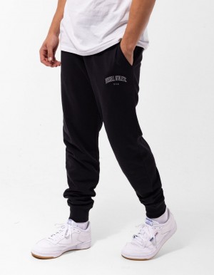 Track pants Russell Athletic Originals Big Arch Unbrushed Cuffed Barbati Negrii | 78251-IOGC