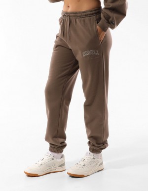 Track pants Russell Athletic Tribeca Semi Baggy Dama Bej | 64918-NIJR