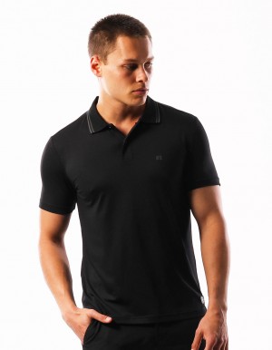 Tricouri Russell Athletic Active Polo Barbati Negrii | 18209-IVCR