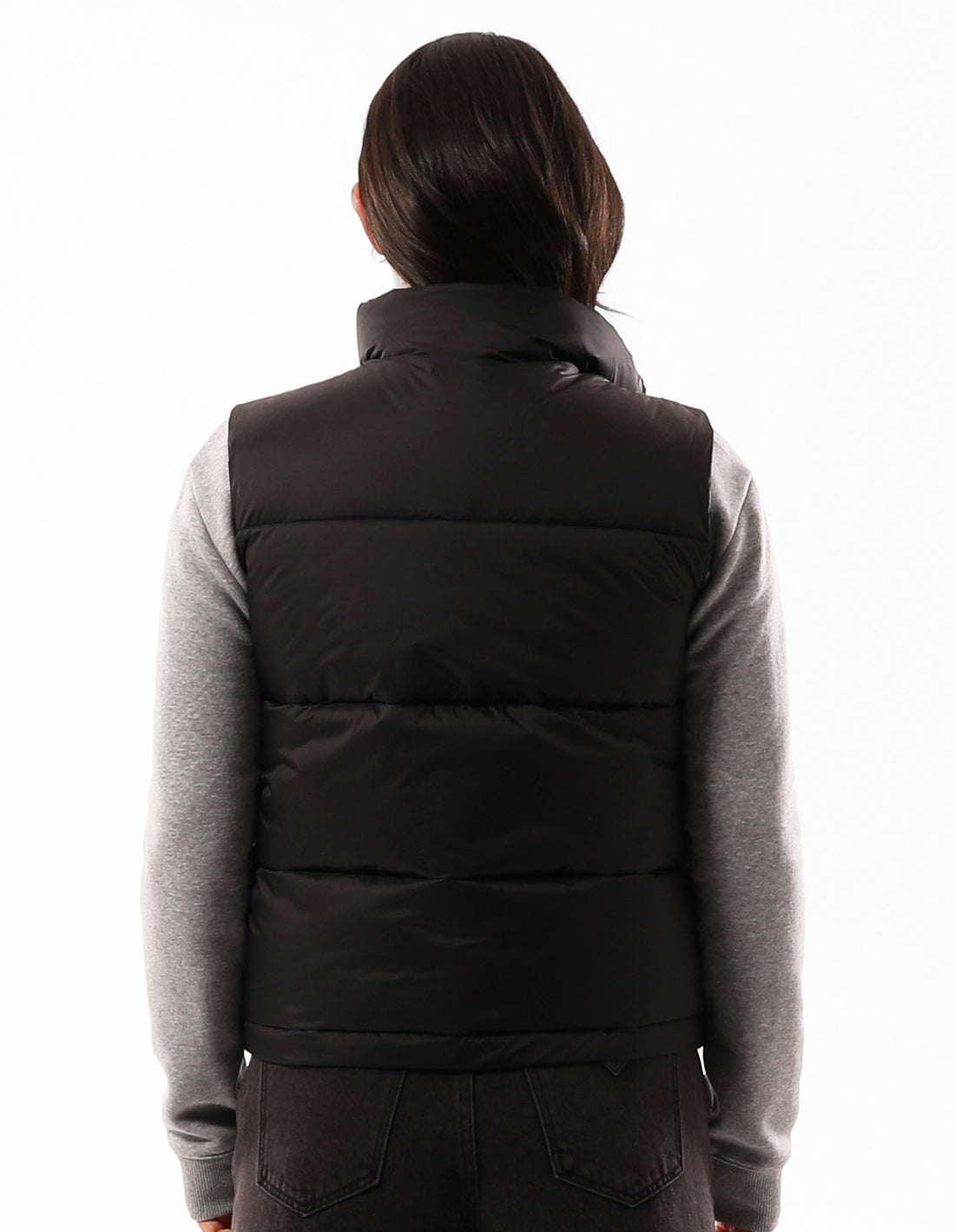 Geaca Puffer Russell Athletic Arlington Vest Dama Negrii | 69752-MBRC