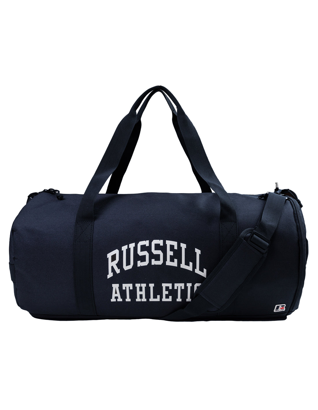 Geanta & Rucsac Russell Athletic Arched Logo Barrel Accessories Bleumarin | 91256-BWUS