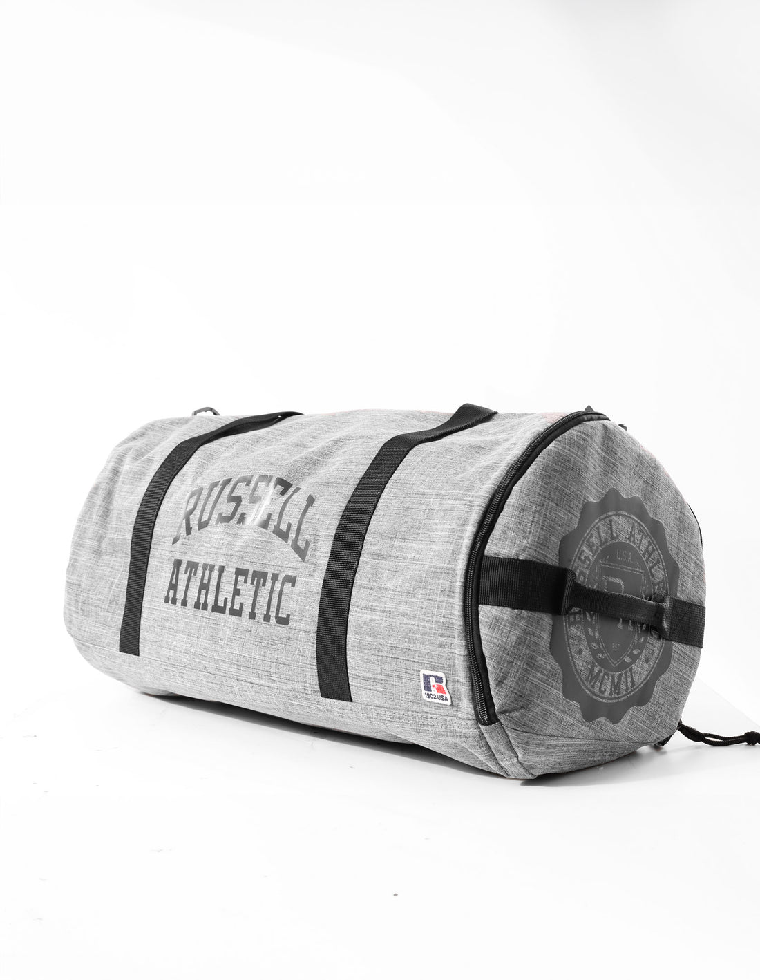 Geanta & Rucsac Russell Athletic Arched Logo Barrel Accessories Gri | 30814-NDXL