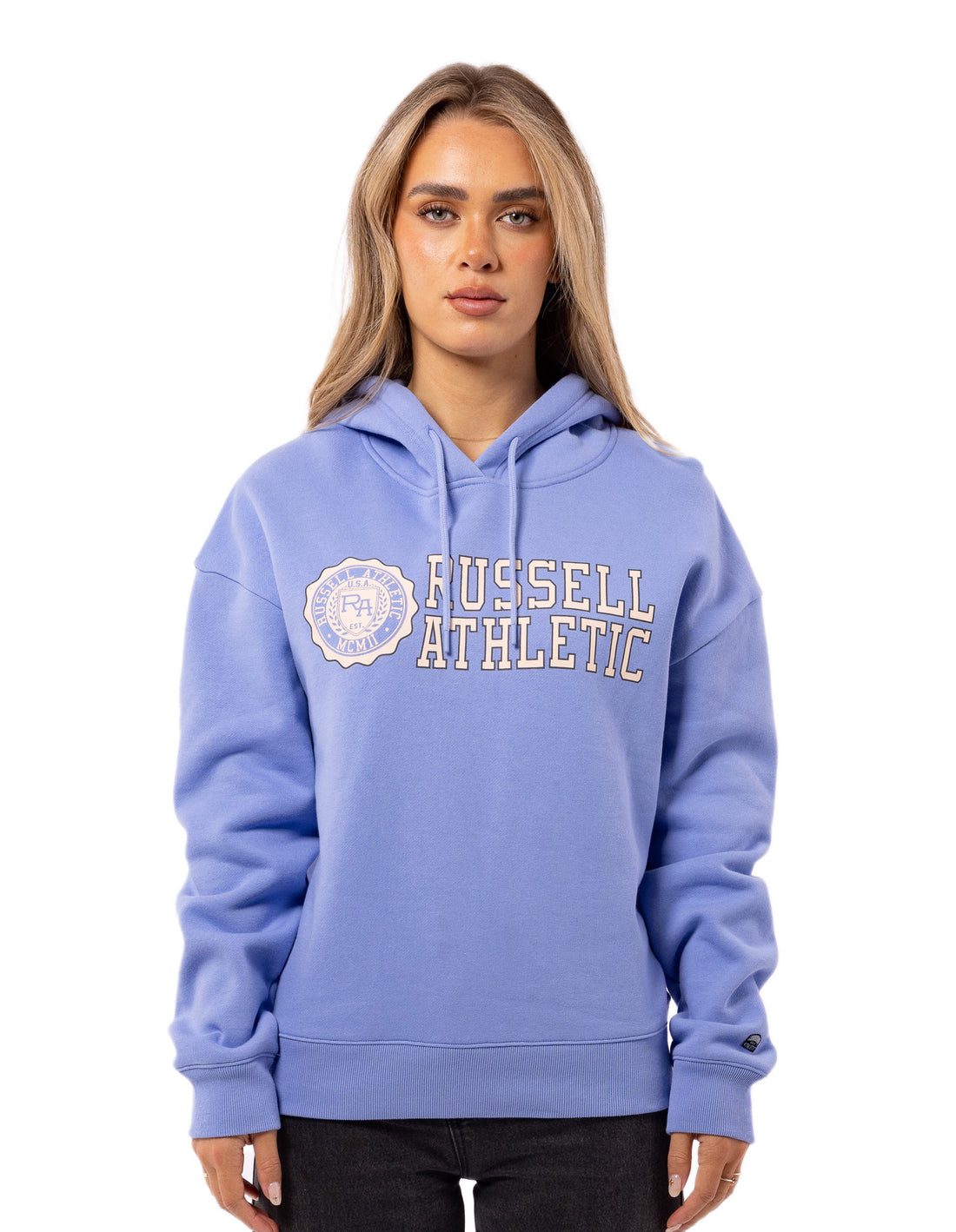 Hanorac cu Gluga Russell Athletic Collegiate Dama Lavanda | 46357-NDAQ