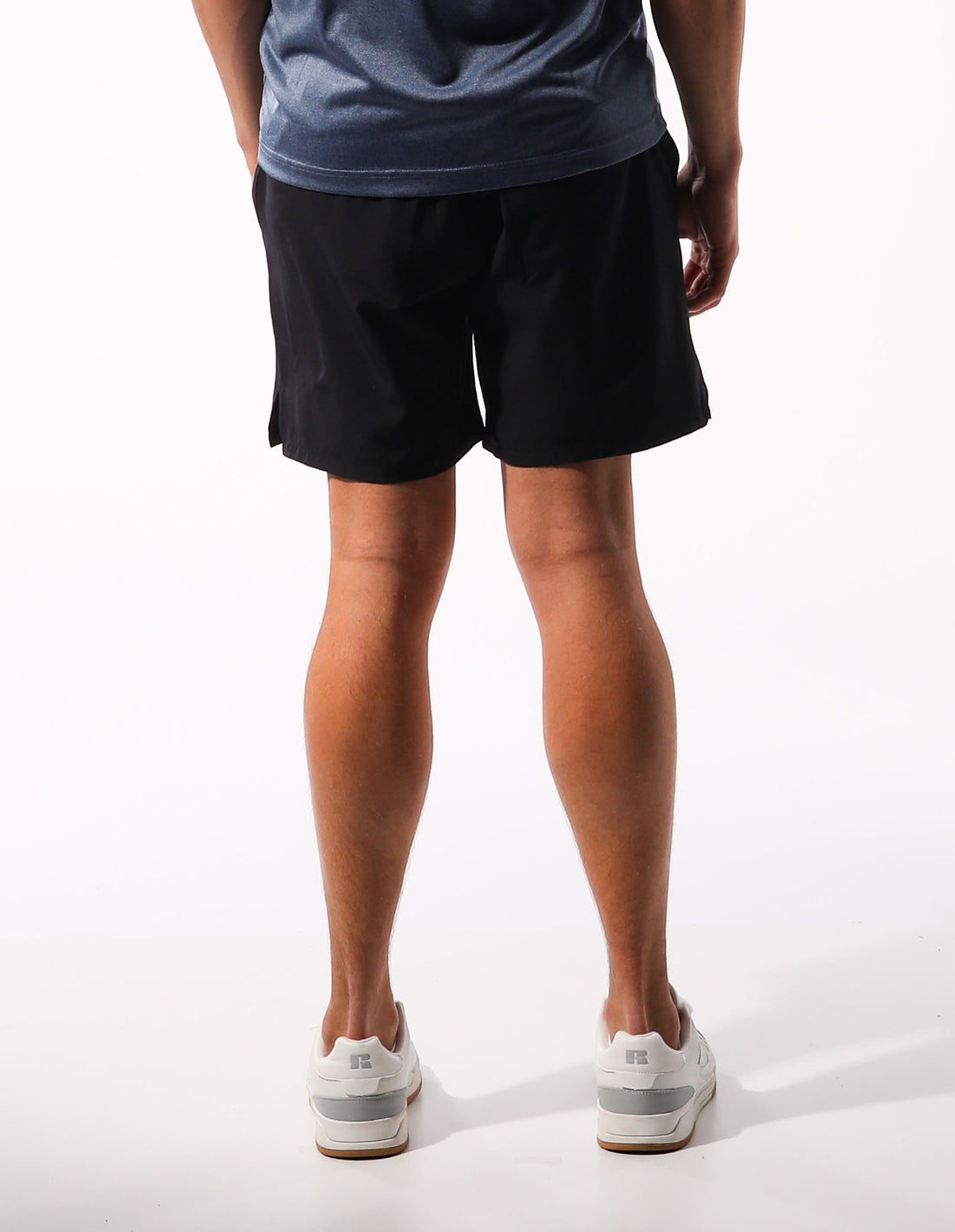 Pantaloni Scurti Russell Athletic Active Stretch Barbati Negrii | 93856-NSPV