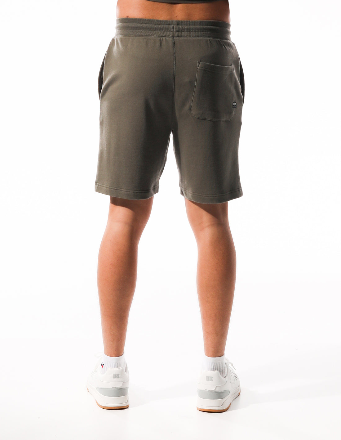 Pantaloni Scurti Russell Athletic R Logo Redeemer Barbati Maro Inchis | 82693-OXJI