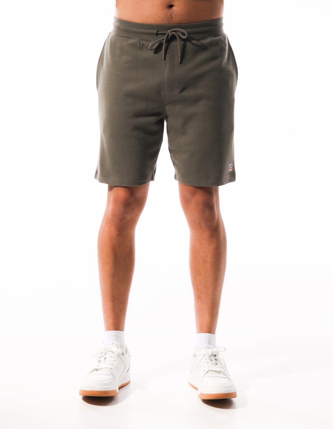 Pantaloni Scurti Russell Athletic R Logo Redeemer Barbati Maro Inchis | 82693-OXJI