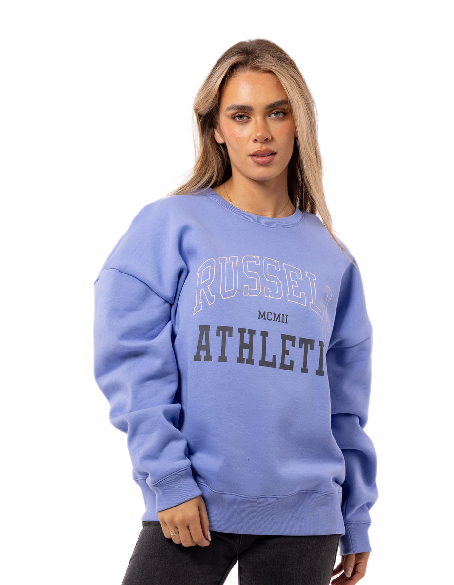 Pulovere Cu Decolteu Russell Athletic MCMII Dama Lavanda | 46280-XUKP