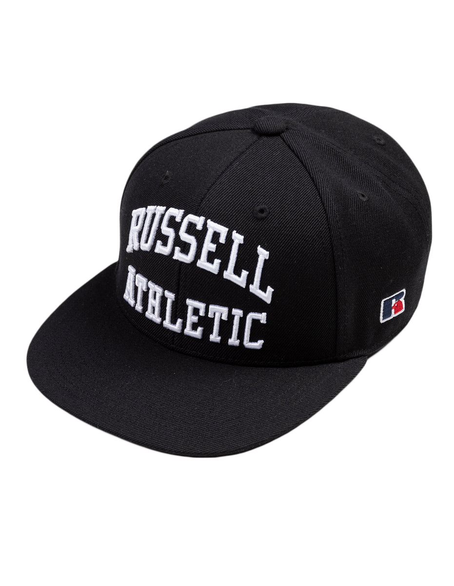 Sapca Russell Athletic Arch Logo Snap Back 3D Embroidered Accessories Negrii | 50967-WFPY