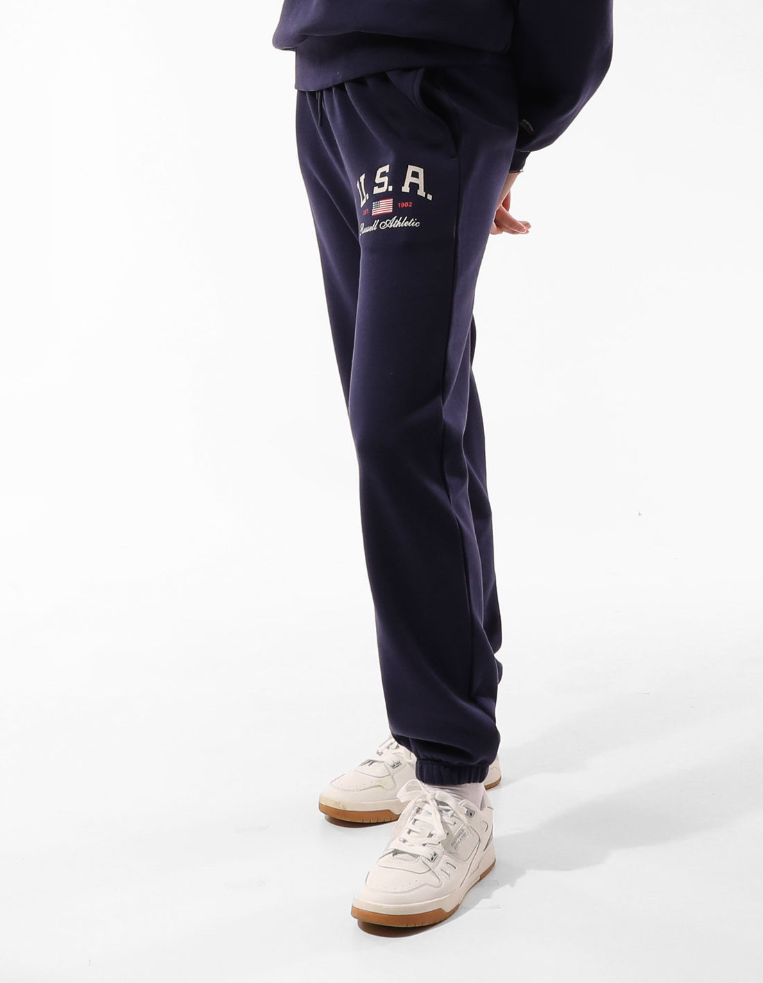 Track pants Russell Athletic 1902 Baggy Dama Albastri | 12495-IHZU