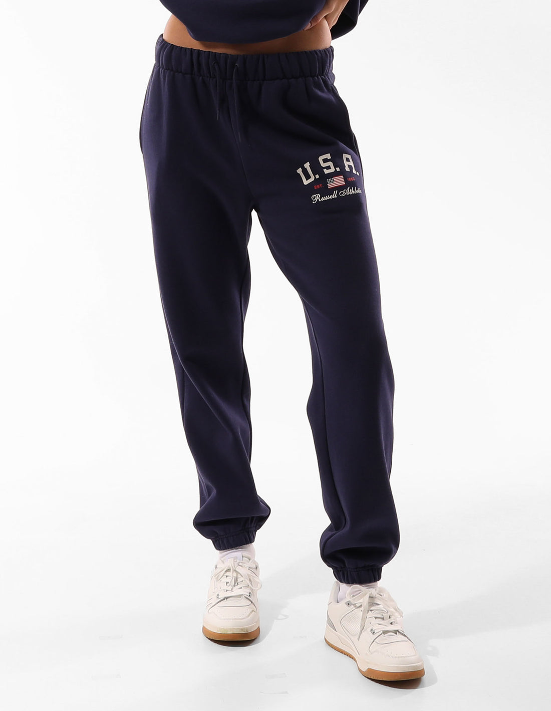 Track pants Russell Athletic 1902 Baggy Dama Albastri | 12495-IHZU