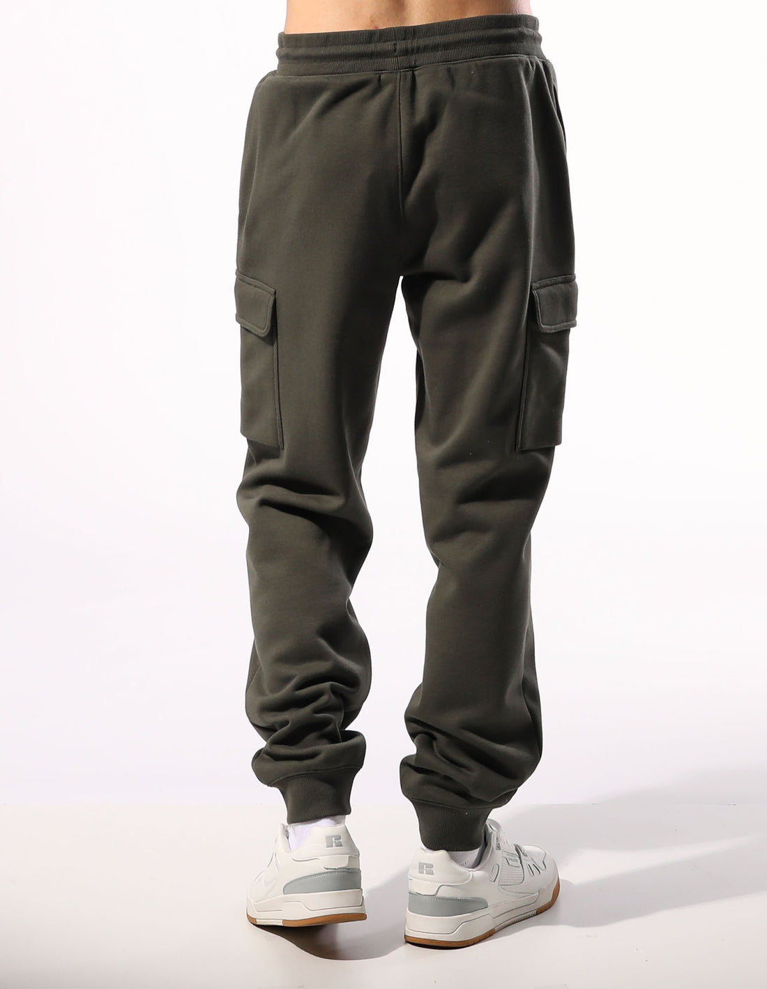 Track pants Russell Athletic Brooklyn Cargo Barbati Masline Verzi | 48253-FUVA