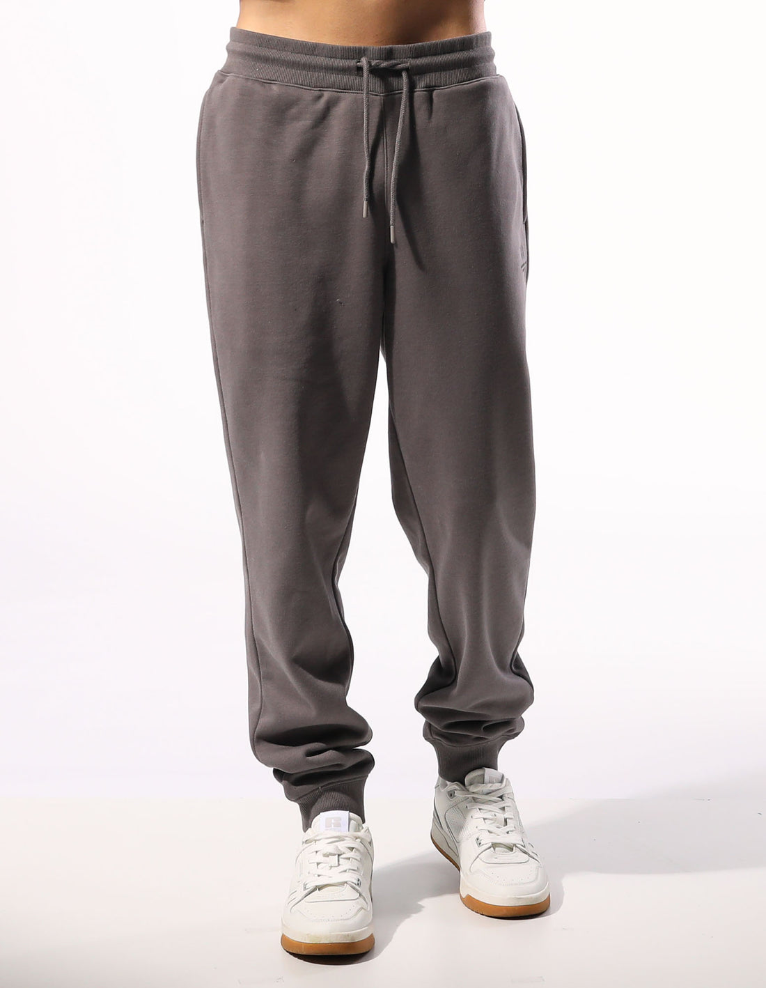 Track pants Russell Athletic Brooklyn Cuffed Barbati Gri Maro | 53904-DWSF