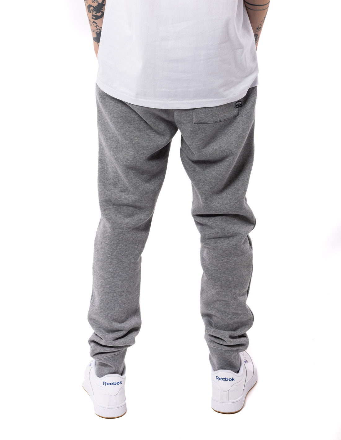 Track pants Russell Athletic Collegiate Flock Barbati Gri | 03689-VAUT