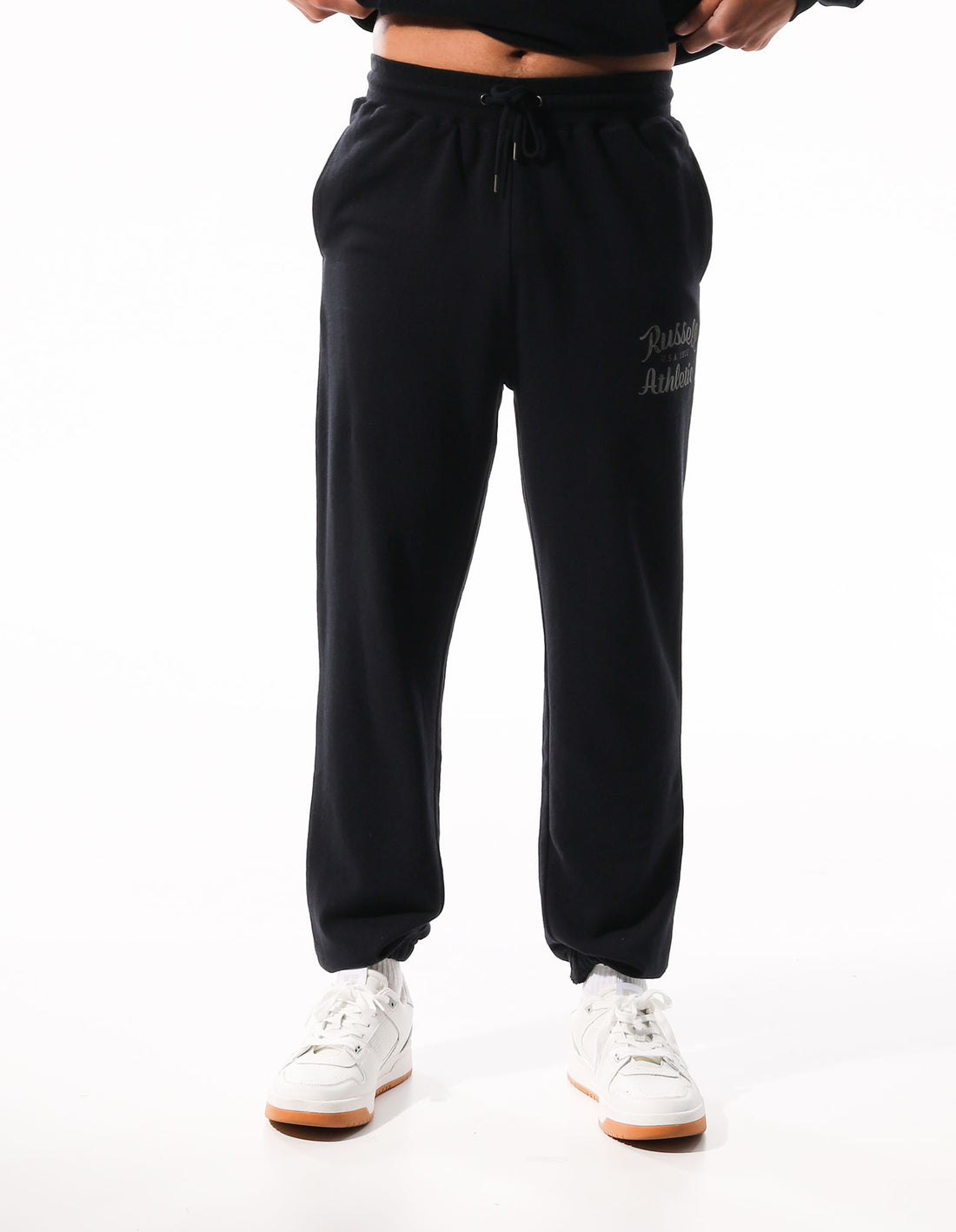 Track pants Russell Athletic Distressed Baseball Barbati Gri | 19406-MAUH