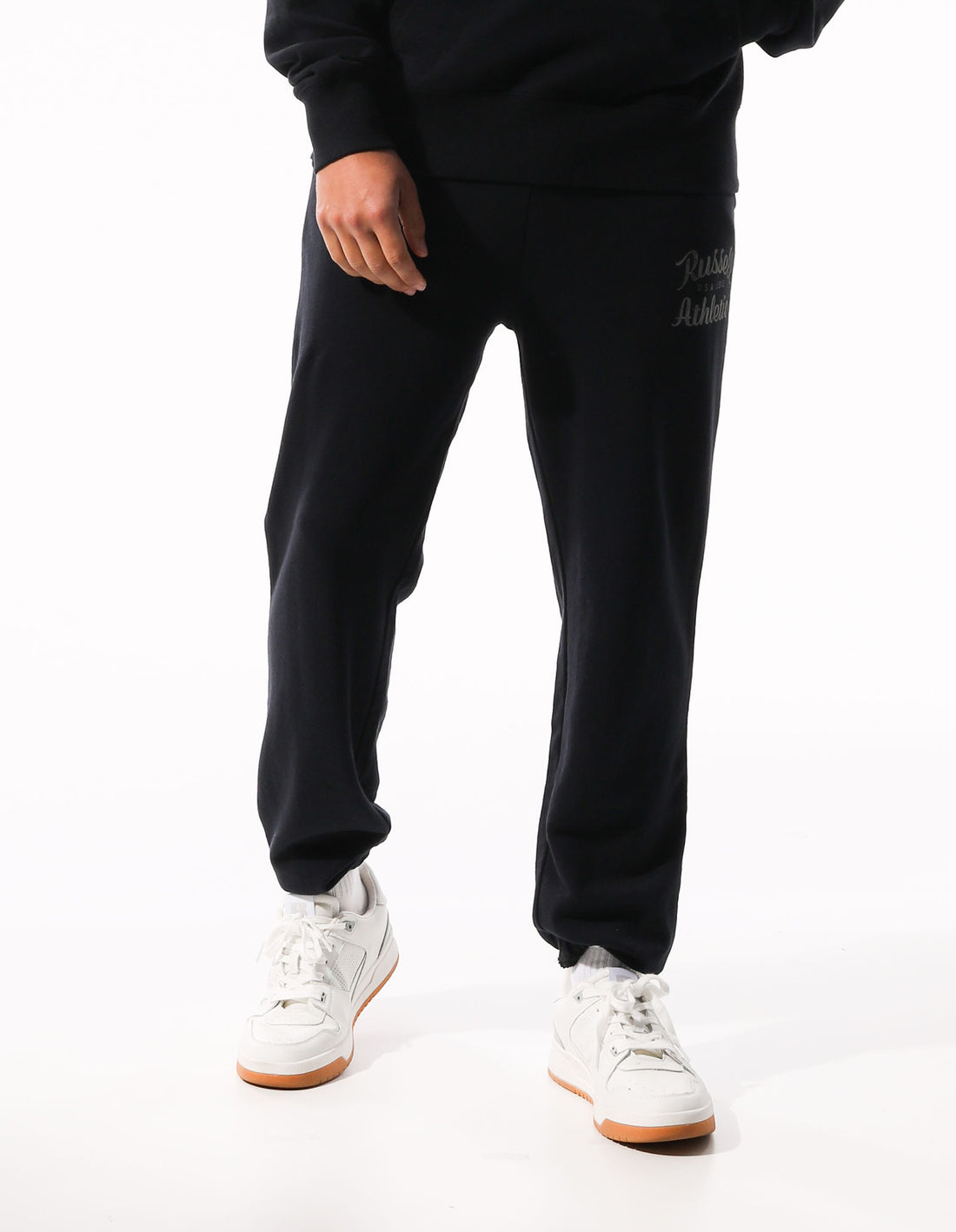 Track pants Russell Athletic Distressed Baseball Barbati Gri | 19406-MAUH