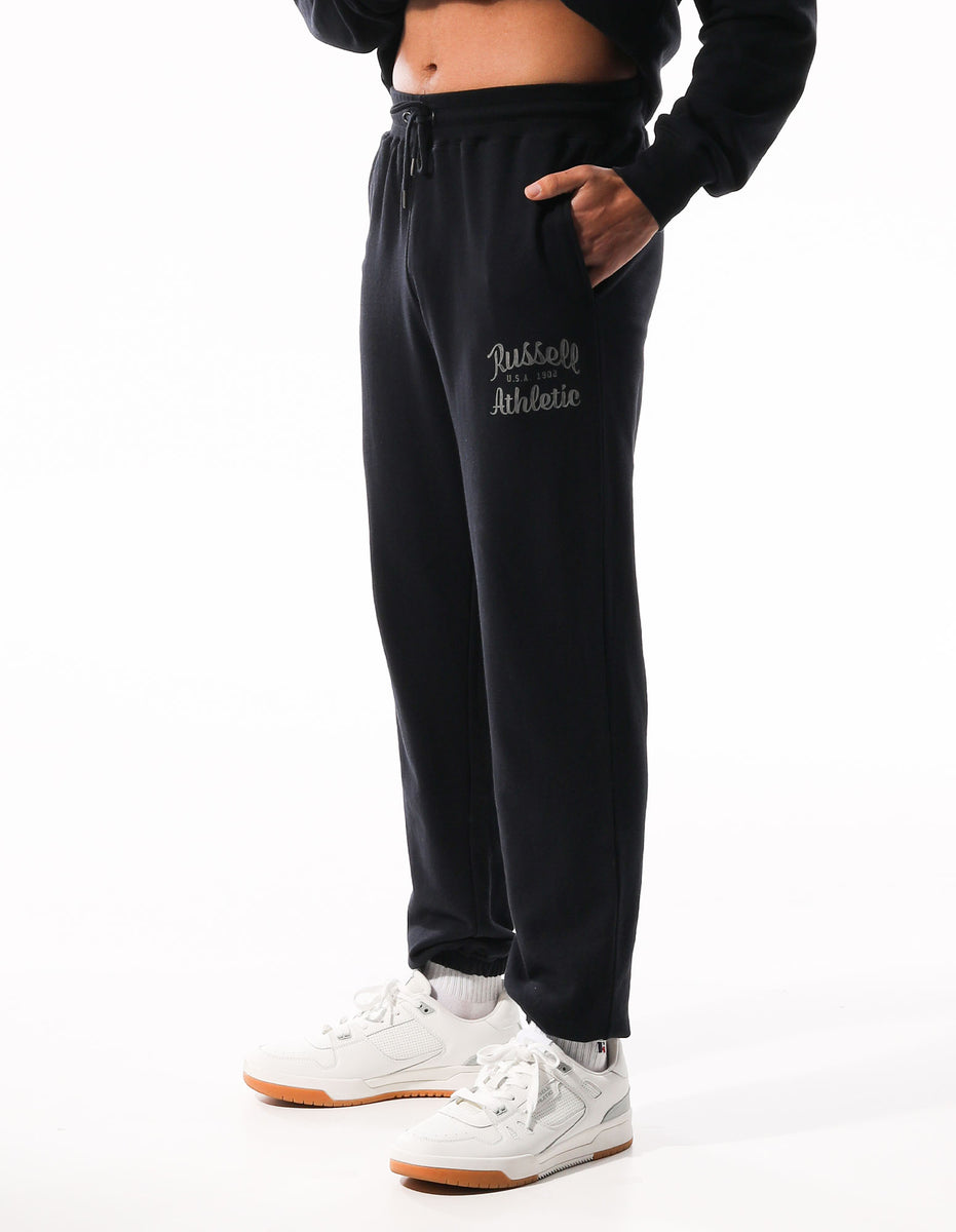 Track pants Russell Athletic Distressed Baseball Barbati Gri | 19406-MAUH