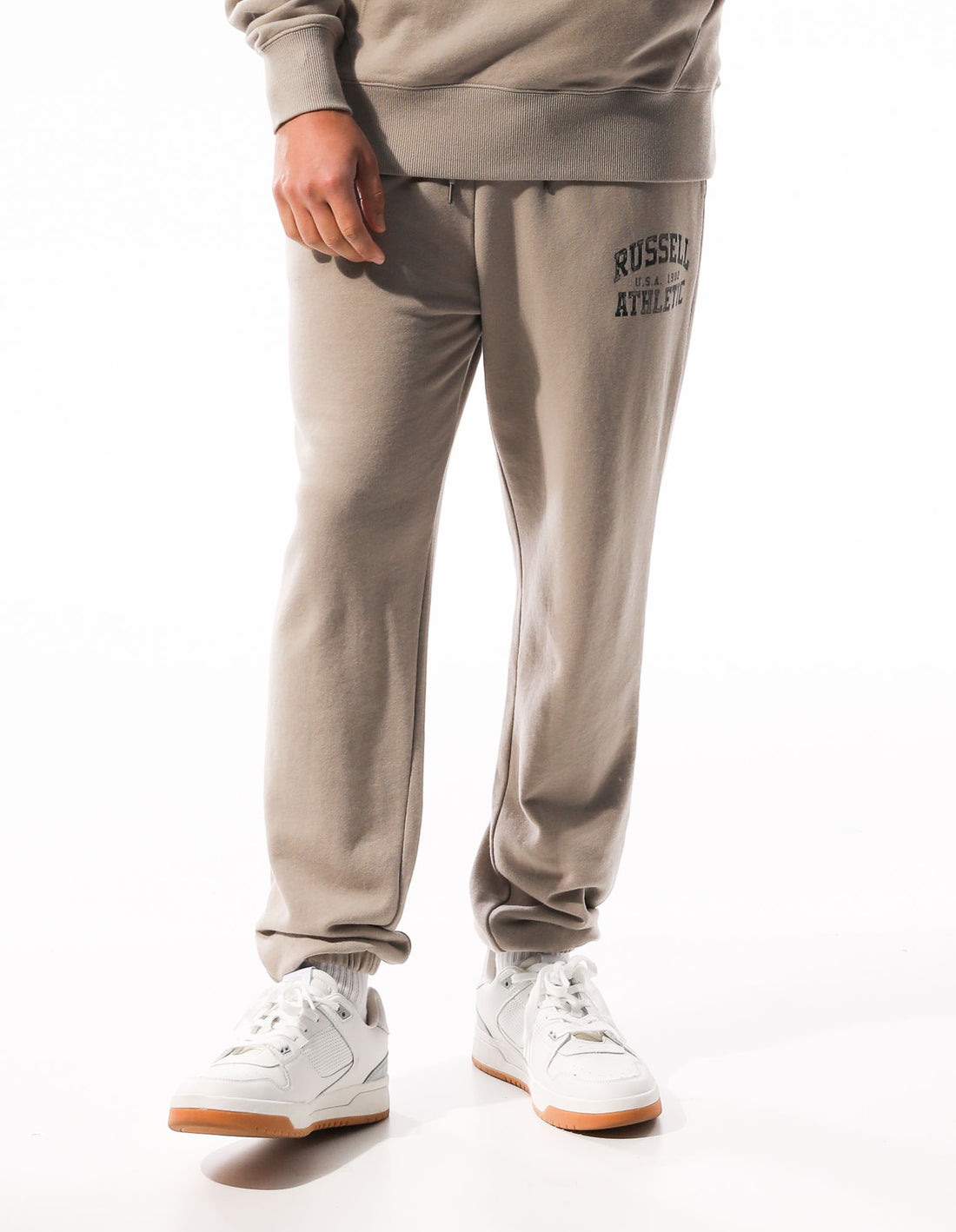 Track pants Russell Athletic Distressed Arch Barbati Kaki | 82317-RTAU