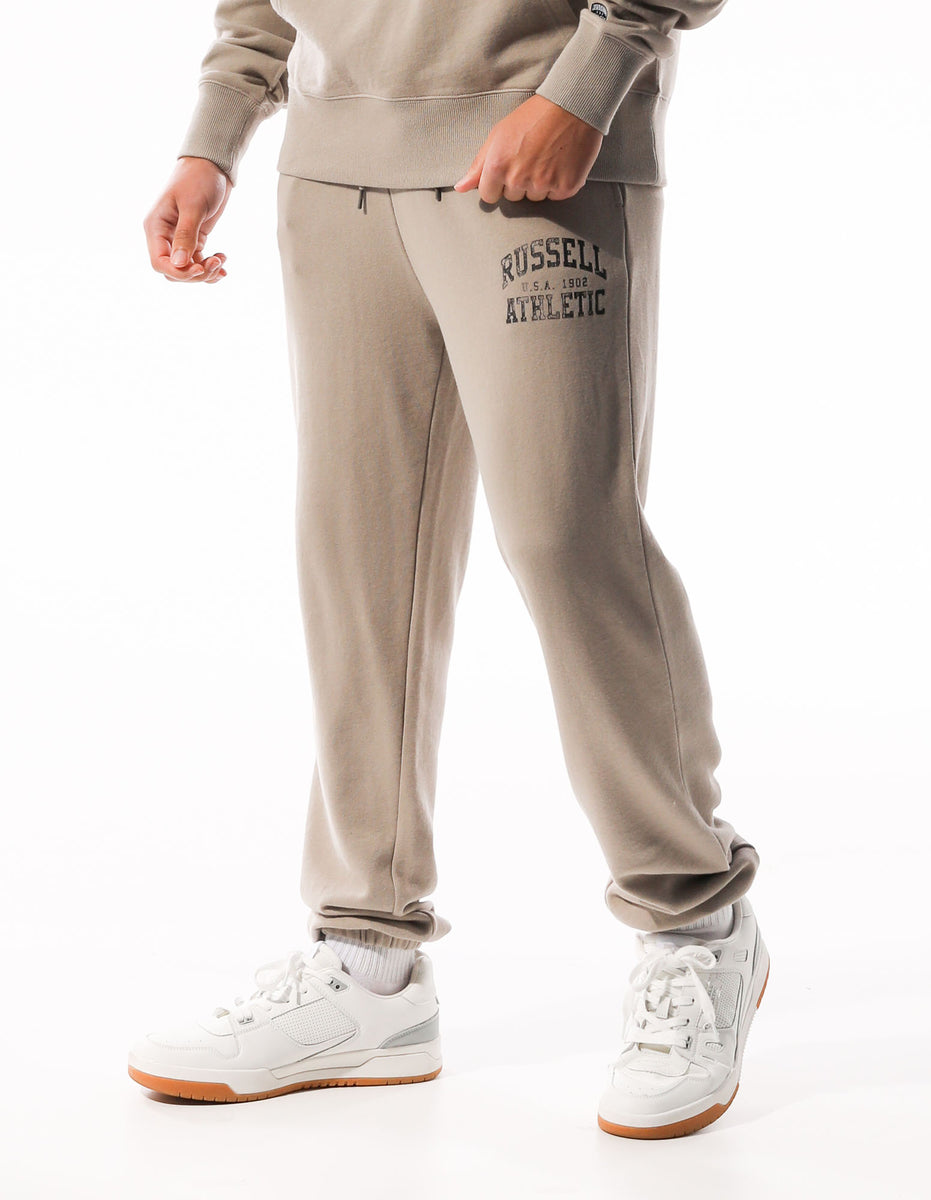 Track pants Russell Athletic Distressed Arch Barbati Kaki | 82317-RTAU