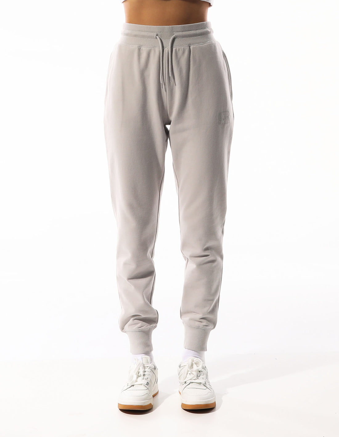 Track pants Russell Athletic Inlay Logo Unbrushed Dama Bej | 06529-OLAU