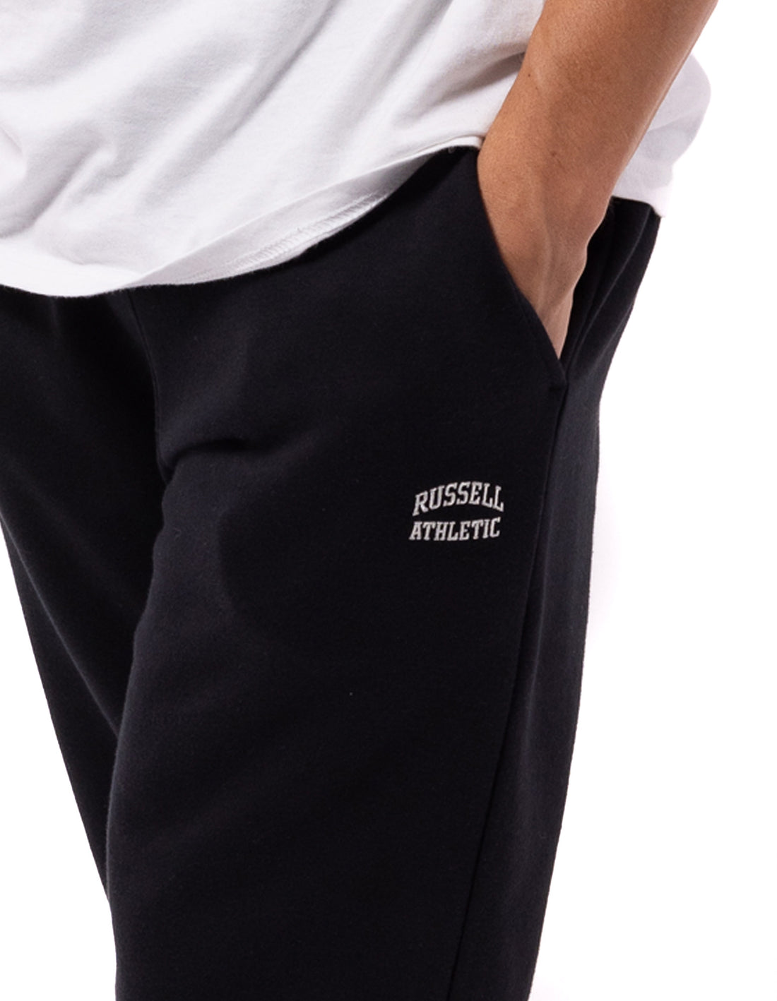 Track pants Russell Athletic Originals Open Leg Barbati Negrii | 14506-PEWF