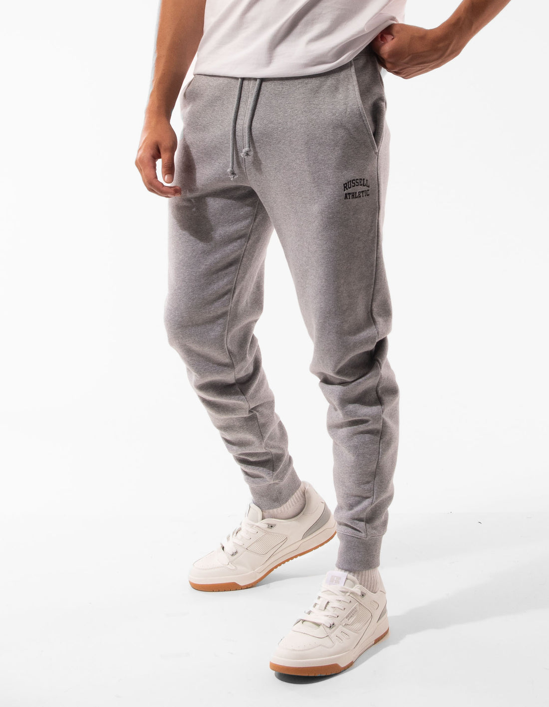 Track pants Russell Athletic Originals Small Arch Cuff Barbati Gri | 57983-XBYE