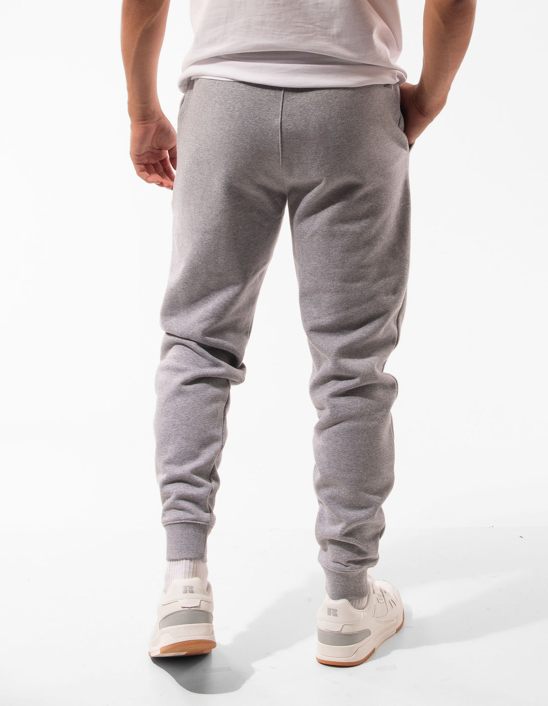 Track pants Russell Athletic Originals Small Arch Cuff Barbati Gri | 57983-XBYE