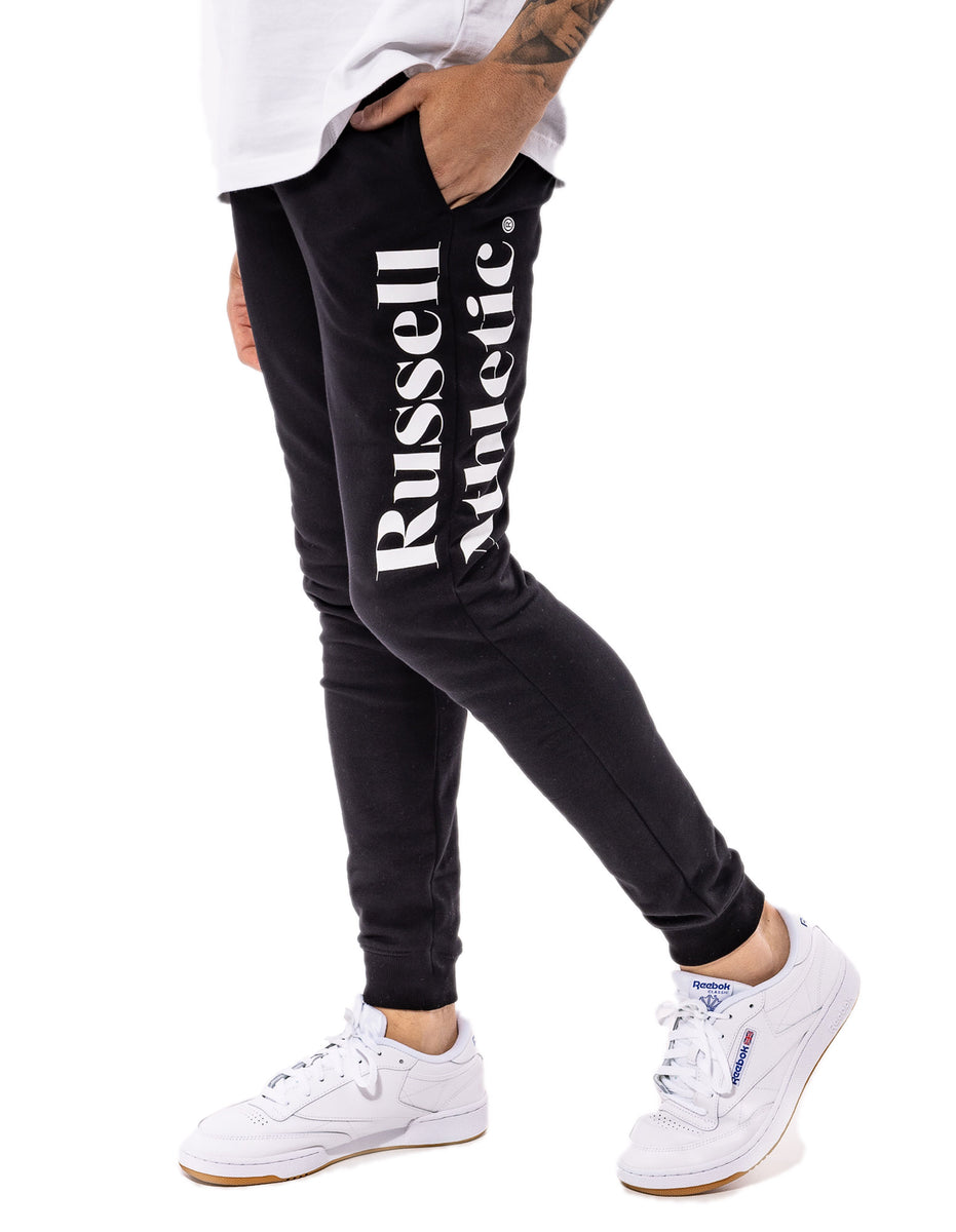 Track pants Russell Athletic Serif Athletic Barbati Negrii | 34120-IWVR