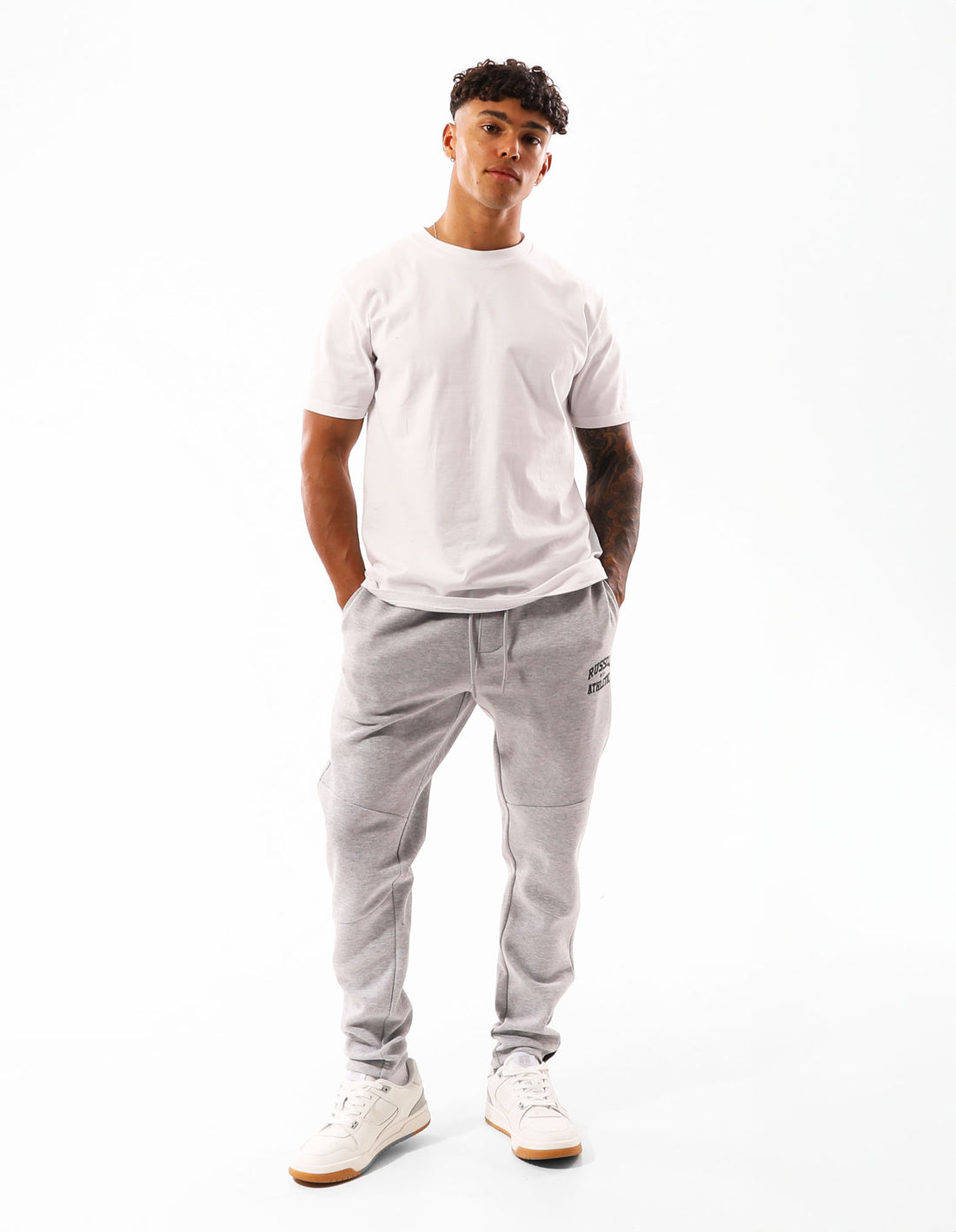 Track pants Russell Athletic Sirocco Barbati Gri | 13402-NDOV