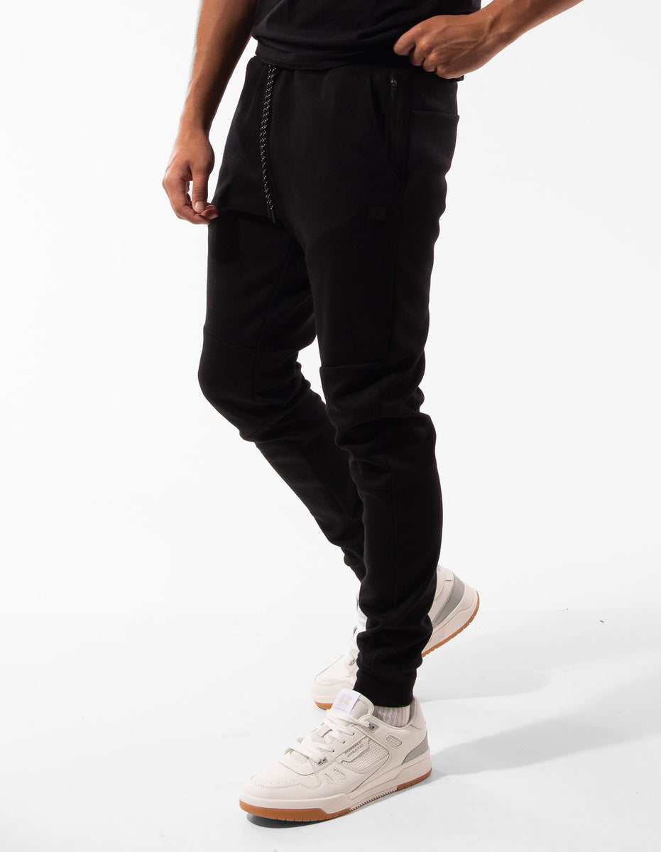 Track pants Russell Athletic Typhoon Barbati Negrii | 45762-CLBQ