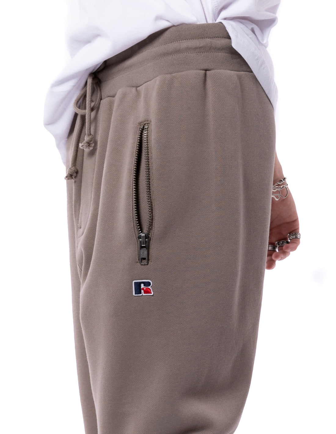 Track pants Russell Athletic Unisex Jack Barbati Kaki | 73154-GZFA