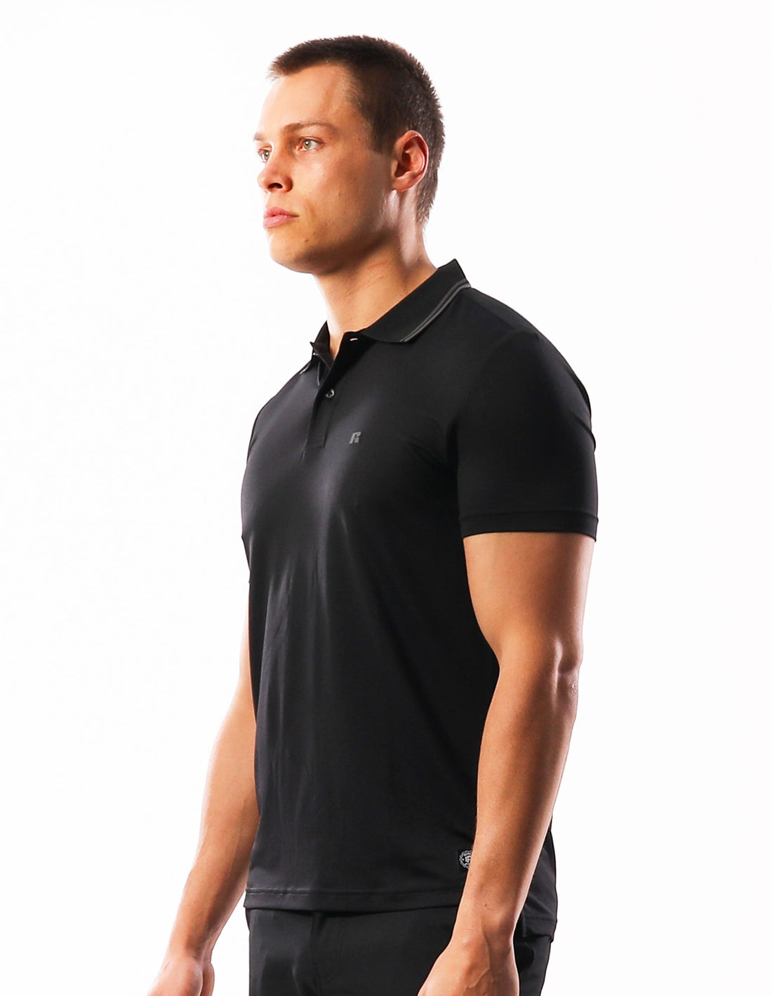 Tricouri Russell Athletic Active Polo Barbati Negrii | 18209-IVCR