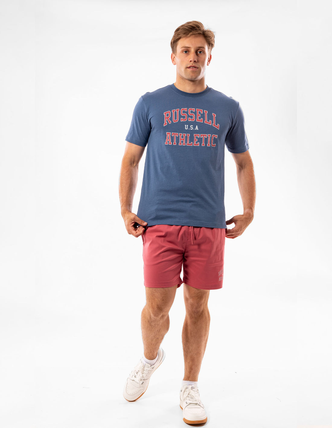 Tricouri Russell Athletic Samson Barbati Bleumarin | 81625-ELPR